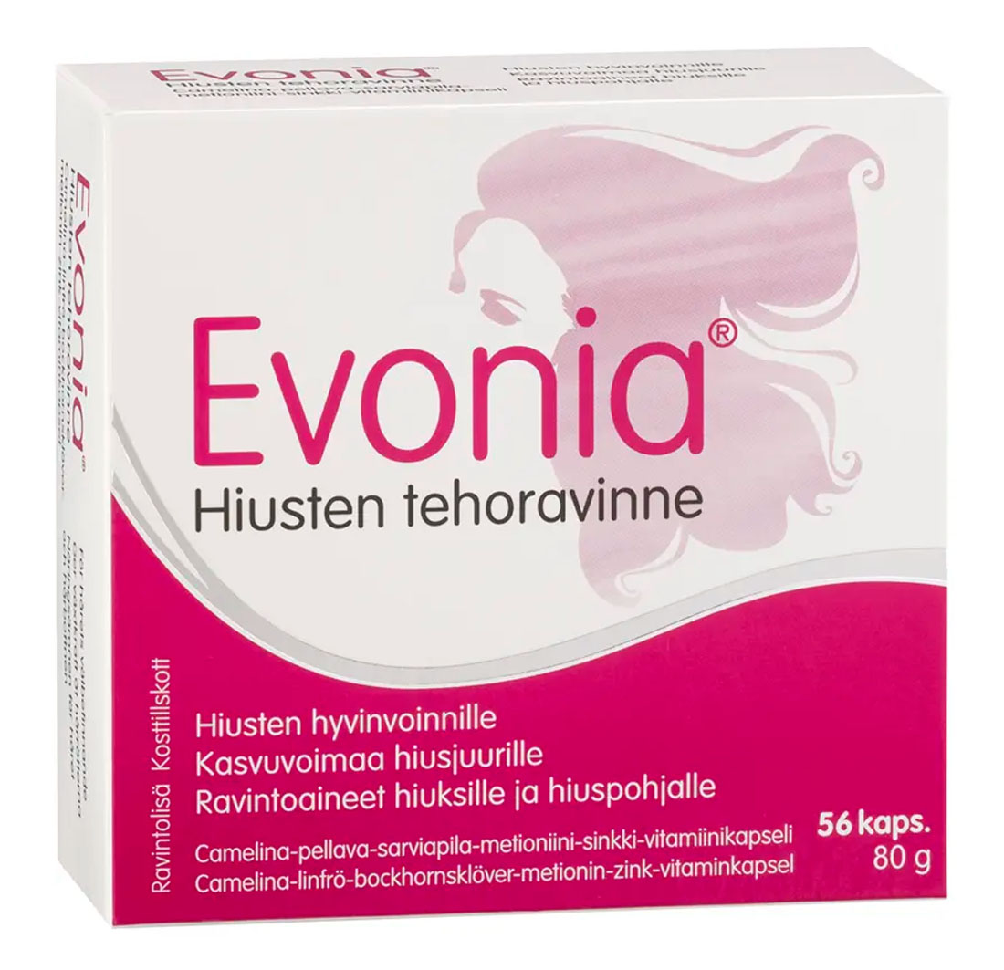 Evonia Hiusten tehoravinne 56 capsules/ 80g